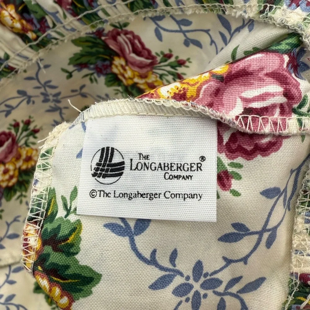 Longaberger 1995 Mother's Day 'Basket of Love' with Liner & Protector - Vintage